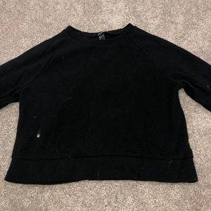 Cashmere black sweater!
